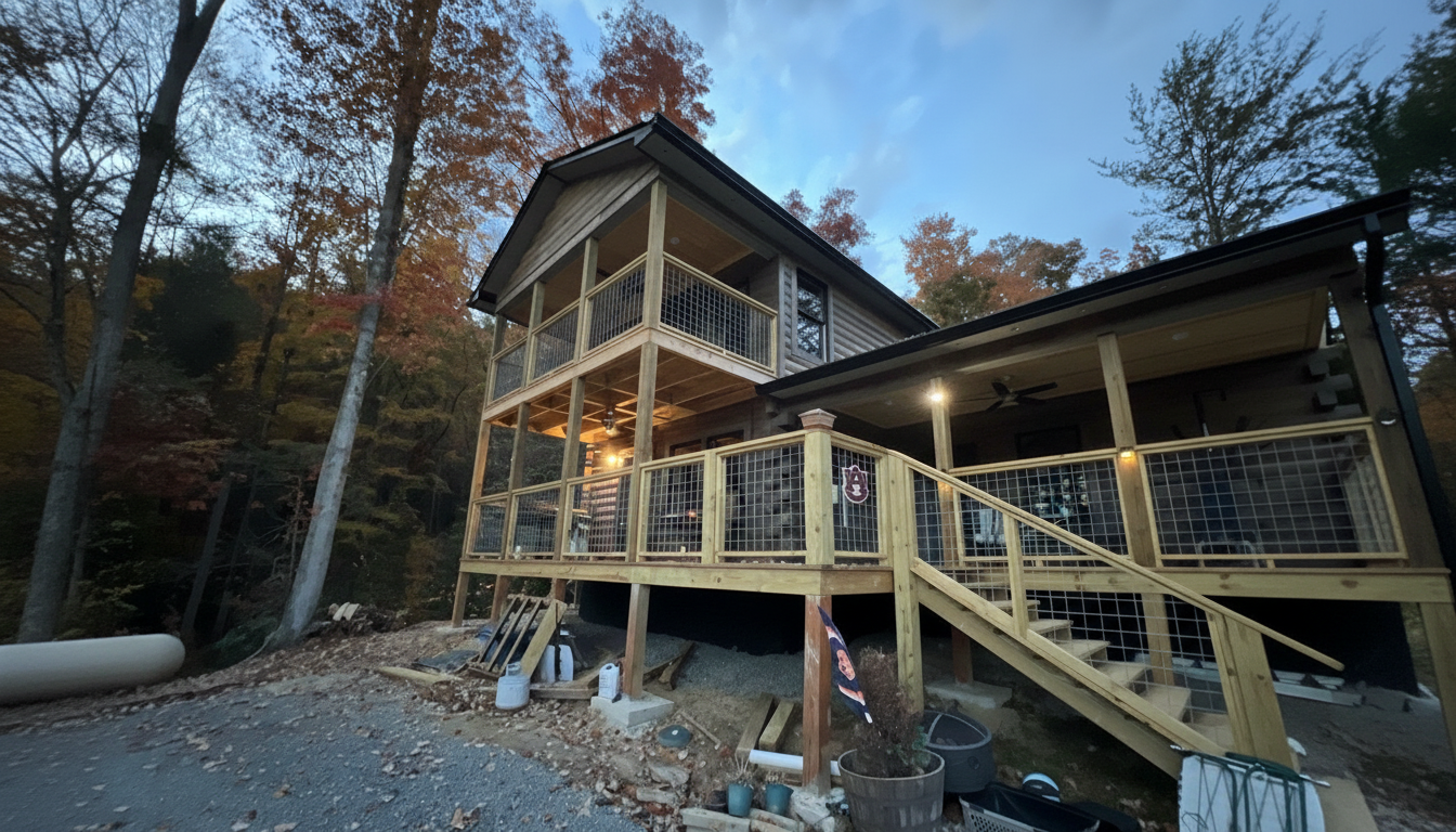 Custom home by New Heights Contractors